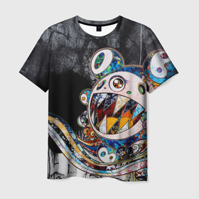 Мужская футболка 3D с принтом Монстр мышь в Курске, 100% полиэфир | прямой крой, круглый вырез горловины, длина до линии бедер | арт | монстры | художники | цвета