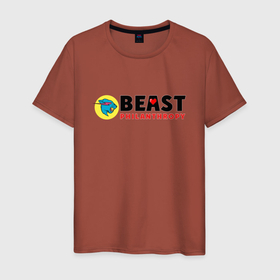 Мужская футболка хлопок с принтом Mr Beast Philanthropy в Екатеринбурге, 100% хлопок | прямой крой, круглый вырез горловины, длина до линии бедер, слегка спущенное плечо. | arts | mr beast | youtube | арт | арты | блогеры | мистер бист | ютуб | ютуберы