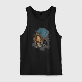 Мужская майка хлопок с принтом Индейская девушка с перьями в Курске, 100% хлопок |  | Тематика изображения на принте: авторский принт | девушка | женщина | иллюстрация | индеец | индейцы | индеянка | перья | племя