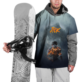 Накидка на куртку 3D с принтом JioK огонь в Белгороде, 100% полиэстер |  | дым | монстры | огонь | персонаж | человек