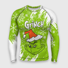 Мужской рашгард 3D с принтом Grinch Green. ,  |  | 2022 | grinch | happy new year | merry christmas | год тигра | гринч | зима близко | нг | новогодний | новый год | новый год 2022 | рождество | снег | снежинки