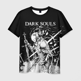 Мужская футболка 3D с принтом Dark Souls The Ashen One , 100% полиэфир | прямой крой, круглый вырез горловины, длина до линии бедер | dark souls | games | praise the sun | the ashen one | игры | компьютерные игры | негорящий | неопалимый | рыцарь | тёмные души