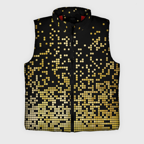 Мужской жилет утепленный 3D с принтом Огни большого города в Тюмени,  |  | fashion | lights | pattern | texture | vanguard | авангард | мода | огни | узор