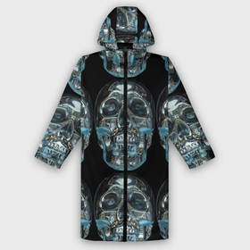 Дождевик унисекс 3D с принтом Skulls pattern 2028 в городе Новоалтайск,  |  | fashion | future | pattern | skull | vanguard | авангард | будущее | мода | стекло | узор | череп