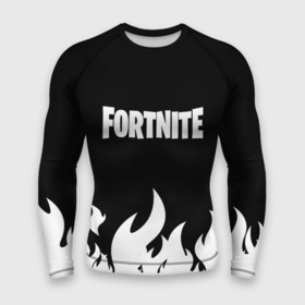 Мужской рашгард 3D с принтом Fortnite (Огонь) ,  |  | fortnite | fortnite logo | игра | лого | минимализм | огонь