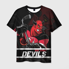 Мужская футболка 3D с принтом Нью Джерси Девилз New Jersey Devils в Курске, 100% полиэфир | прямой крой, круглый вырез горловины, длина до линии бедер | devils | hockey | new jersey | new jersey devils | nhl | usa | девилз | нхл | ньюджерси | ньюджерси девилз | спорт | сша | хоккей | шайба