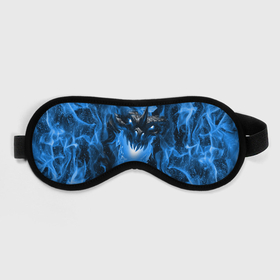 Маска для сна 3D с принтом Дракон в синем пламени Dragon in blue flame в Санкт-Петербурге, внешний слой — 100% полиэфир, внутренний слой — 100% хлопок, между ними — поролон |  | Тематика изображения на принте: dragon | дракон | миф | монстр | огонь | пламя | фэнтези