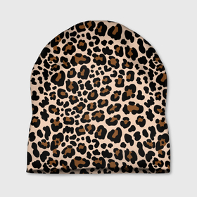 Шапка 3D с принтом Леопардовые Пятна , 100% полиэстер | универсальный размер, печать по всей поверхности изделия | jaguar | leopard | ocelot | predator | гепард | дикая кошка | животное | зверь | кот | леопард | леопардовые пятна | оцелот | хищная кошка | хищник | ягуар