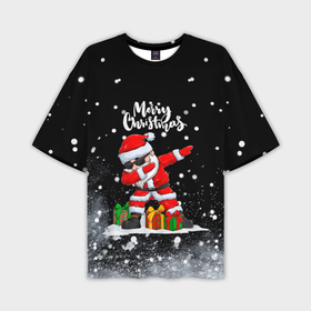 Мужская футболка OVERSIZE 3D с принтом Santa Dabbing с подарками. в Белгороде,  |  | 2022 | dabbing | happy new year | merry christmas | santa dabbing | год тигра | зима близко | нг | новогодний | новый год | новый год 2022 | рождество | символ 2022 года | снег | снежинки