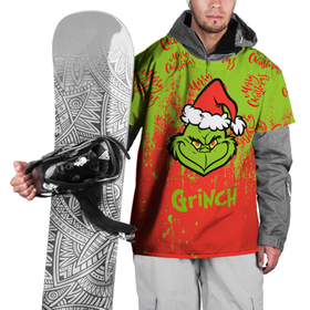 Накидка на куртку 3D с принтом Grinch Merry Christmas. в Курске, 100% полиэстер |  | Тематика изображения на принте: 2022 | grinch | happy new year | merry christmas | год тигра | гринч | зима близко | нг | новогодний | новый год | новый год 2022 | рождество | снег | снежинки