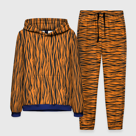 Мужской костюм 3D (с толстовкой) с принтом Тигровые Полосы в Екатеринбурге,  |  | animal | beast | cat | predator | tiger | амурский тигр | белый тигр | год тигра | животное | зверь | кот | полосатая кошка | саблезубый тигр | тигр | хищник | царь джунглей | шерхан