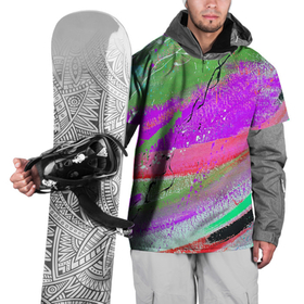 Накидка на куртку 3D с принтом Красочный взрыв в Белгороде, 100% полиэстер |  | Тематика изображения на принте: абстракция | краски | пестрый | хаос | цветной