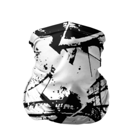 Бандана-труба 3D с принтом GRUNGE TRIP , 100% полиэстер, ткань с особыми свойствами — Activecool | плотность 150‒180 г/м2; хорошо тянется, но сохраняет форму | grunge | абстракция | граундж | грязный | кляксы | пестрый | черно белый