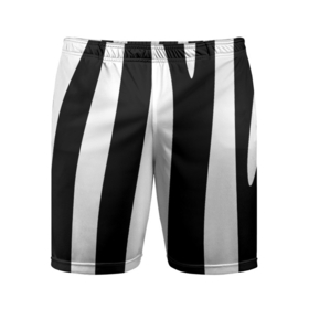 Мужские шорты спортивные с принтом ZeBRO в Белгороде,  |  | Тематика изображения на принте: зебра | пестрый | полосатый | узор | черно белое