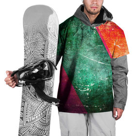 Накидка на куртку 3D с принтом ТРИ УДОВОЛЬСТВИЯ в Курске, 100% полиэстер |  | Тематика изображения на принте: граундж | полосы | поцарапанный | урбан | цветной