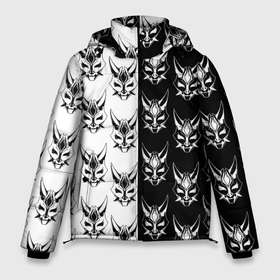 Мужская зимняя куртка 3D с принтом GENSHIN IMPACT XIAO MASK ГЕНШИН ИМПАКТ СЯО МАСКА в Новосибирске, верх — 100% полиэстер; подкладка — 100% полиэстер; утеплитель — 100% полиэстер | длина ниже бедра, свободный силуэт Оверсайз. Есть воротник-стойка, отстегивающийся капюшон и ветрозащитная планка. 

Боковые карманы с листочкой на кнопках и внутренний карман на молнии. | Тематика изображения на принте: character | genshin impact | xiao | геншин импакт | игры | персонажи | сяо