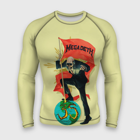 Мужской рашгард 3D с принтом Megadeth world в Кировске,  |  | alternative | megadeth | metall | music | rock | альтернатива | мегадез | металл | музыка | рок