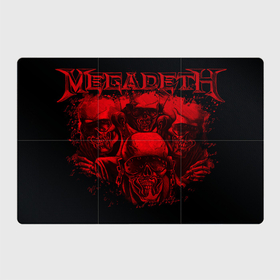 Магнитный плакат 3Х2 с принтом Megadeth skeletons в Петрозаводске, Полимерный материал с магнитным слоем | 6 деталей размером 9*9 см | alternative | megadeth | metall | music | rock | альтернатива | мегадез | металл | музыка | рок