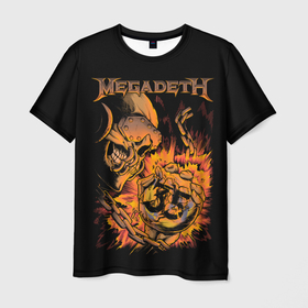 Мужская футболка 3D с принтом Megadeth 35 , 100% полиэфир | прямой крой, круглый вырез горловины, длина до линии бедер | alternative | megadeth | metall | music | rock | альтернатива | мегадез | металл | музыка | рок