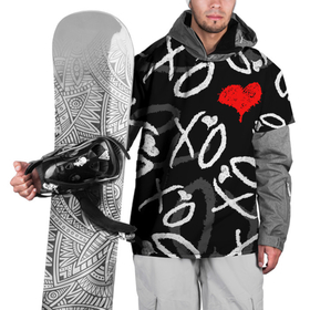 Накидка на куртку 3D с принтом The Weeknd   XO в Курске, 100% полиэстер |  | abel makkonen tesfaye | after hours | beauty behind the madness | kiss land | starboy | the weeknd | the weekеnd | xo | артист | музыка | уикнд