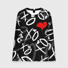 Мужской лонгслив 3D с принтом The Weeknd   XO в Новосибирске, 100% полиэстер | длинные рукава, круглый вырез горловины, полуприлегающий силуэт | abel makkonen tesfaye | after hours | beauty behind the madness | kiss land | starboy | the weeknd | the weekеnd | xo | артист | музыка | уикнд