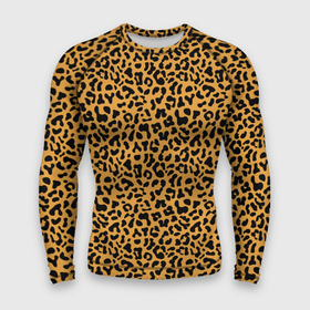 Мужской рашгард 3D с принтом Леопард (Leopard) в Петрозаводске,  |  | jaguar | leopard | ocelot | predator | гепард | дикая кошка | животное | зверь | кот | леопард | леопардовые пятна | оцелот | хищная кошка | хищник | ягуар