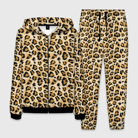 Мужской костюм 3D с принтом Пятна Дикого Леопарда в Белгороде, 100% полиэстер | Манжеты и пояс оформлены тканевой резинкой, двухслойный капюшон со шнурком для регулировки, карманы спереди | jaguar | leopard | ocelot | predator | гепард | дикая кошка | животное | зверь | кот | леопард | леопардовые пятна | оцелот | хищная кошка | хищник | ягуар