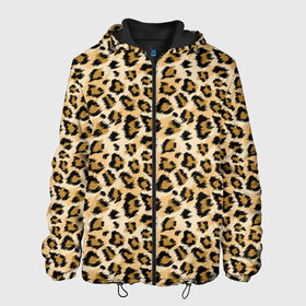 Мужская куртка 3D с принтом Пятна Дикого Леопарда в Курске, ткань верха — 100% полиэстер, подклад — флис | прямой крой, подол и капюшон оформлены резинкой с фиксаторами, два кармана без застежек по бокам, один большой потайной карман на груди. Карман на груди застегивается на липучку | jaguar | leopard | ocelot | predator | гепард | дикая кошка | животное | зверь | кот | леопард | леопардовые пятна | оцелот | хищная кошка | хищник | ягуар