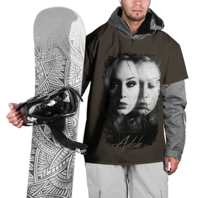 Накидка на куртку 3D с принтом Mirage Adele в Санкт-Петербурге, 100% полиэстер |  | Тематика изображения на принте: взгляд | имя | лицо | мираж | надпись