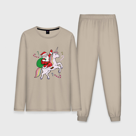 Мужская пижама хлопок (с лонгсливом) с принтом дед мороз на единороге 2022 в Белгороде,  |  | 2022 | дед мороз | единорог | елка | ёлки | клаус | новогодний | новый год | санта | снегурочка