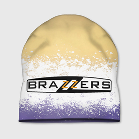 Шапка 3D с принтом BRAZZERS IN HEAD , 100% полиэстер | универсальный размер, печать по всей поверхности изделия | brazzers | hub | бразерс