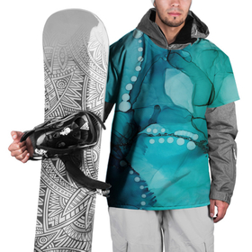 Накидка на куртку 3D с принтом Глюки водолаза в Санкт-Петербурге, 100% полиэстер |  | Тематика изображения на принте: абстракция | камуфляж | пестрый | разводы | размытый | салатовый