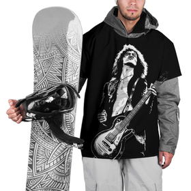 Накидка на куртку 3D с принтом Джимми Пэйдж Art в Белгороде, 100% полиэстер |  | alternative | led zeppelin | metall | music | rock | альтернатива | лед зеппелин | лэд зепелин | металл | музыка | рок
