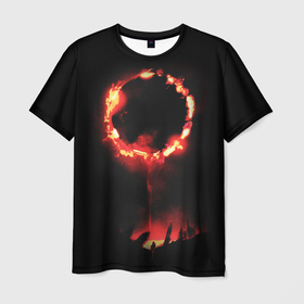 Мужская футболка 3D с принтом DARK SOULS PRAISE THE SUN , 100% полиэфир | прямой крой, круглый вырез горловины, длина до линии бедер | dark souls | game | knight | praise the sun | дарк соулс | игры | рыцарь | тёмные души