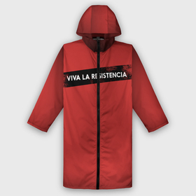 Дождевик унисекс 3D с принтом VIVA LA RESISTENCIA в городе Новоалтайск,  |  | bella | bells | casa | ciao | de | el | jingle | la | moscow | netflix | papel | professor | resistencia | tokio | viva | бумажный | дом | профессор