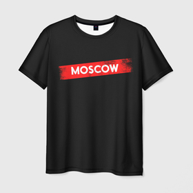 Мужская футболка 3D с принтом MOSCOW (БУМАЖНЫЙ ДОМ) в Тюмени, 100% полиэфир | прямой крой, круглый вырез горловины, длина до линии бедер | bella | bells | casa | ciao | de | el | jingle | la | moscow | netflix | papel | professor | resistencia | tokio | viva | бумажный | дом | профессор