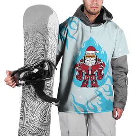 Накидка на куртку 3D с принтом [Огонь]   Новогодний Санта в Новосибирске, 100% полиэстер |  | 2022 | happy new year | merry christmas | зима близко | нг | новогодний | новогодний тигр | новый год | новый год 2022 | рождество | символ 2022 года | снежинки