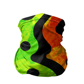Бандана-труба 3D с принтом Пятнистая Абстракция в Тюмени, 100% полиэстер, ткань с особыми свойствами — Activecool | плотность 150‒180 г/м2; хорошо тянется, но сохраняет форму | абстракция | пятна | раскраска | рисунок | цвета