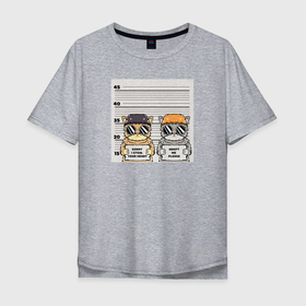 Мужская футболка хлопок Oversize с принтом Забавные коты в Тюмени, 100% хлопок | свободный крой, круглый ворот, “спинка” длиннее передней части | арест | животное | кот | кот базилио | котята | надписи