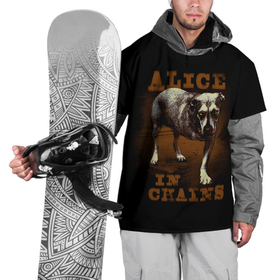Накидка на куртку 3D с принтом Alice in chains Dog , 100% полиэстер |  | alice in chains | alternative | metall | music | rock | алиса в цепях | альтернатива | металл | музыка | рок | элис ин чейнс