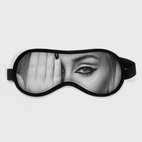 Маска для сна 3D с принтом Лицо Адель в Санкт-Петербурге, внешний слой — 100% полиэфир, внутренний слой — 100% хлопок, между ними — поролон |  | глаз | лицо | ногти | певица | руки