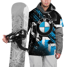 Накидка на куртку 3D с принтом Следы от шин BMW , 100% полиэстер |  | bmw | bmw performance | m | motorsport | performance | бмв | моторспорт