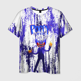 Мужская футболка 3D с принтом [Хагги Вагги]   Poppy Playtime в Курске, 100% полиэфир | прямой крой, круглый вырез горловины, длина до линии бедер | poppy playtime | игра | кукла | монстр | плэйтайм | поппи плейтайм | хагги вагги | хоррор