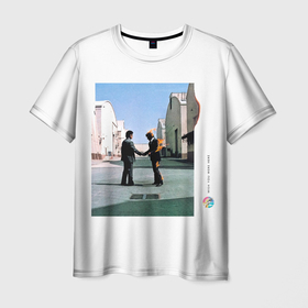 Мужская футболка 3D с принтом Wish You Were Here   Pink Floyd в Новосибирске, 100% полиэфир | прямой крой, круглый вырез горловины, длина до линии бедер | pink floyd | pinkfloyd | альбом | арт | артрок | дэвид гилмор | пинк флойд | пинкфлойд | прогрессивный | психоделический | ричард райт | роджер уотерс | рок группа | сид барретт | симфонический | спэйс | эйсид