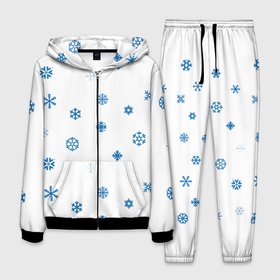 Мужской костюм 3D с принтом Снег идёт в Тюмени, 100% полиэстер | Манжеты и пояс оформлены тканевой резинкой, двухслойный капюшон со шнурком для регулировки, карманы спереди | мороз | новогодний | новый год | паттерн | рождественски | рождество | сезон | снег | снегопад | снежинки | хима | холод | холодно