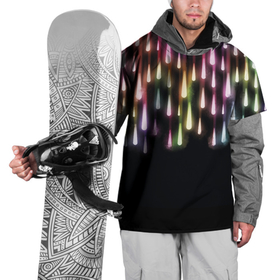 Накидка на куртку 3D с принтом Праздничные Огни , 100% полиэстер |  | Тематика изображения на принте: christmas | lights | new year | гирлянда | лампочки | новогодние | огоньки | салют