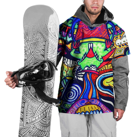 Накидка на куртку 3D с принтом ПСИХОДЕЛЛА в Курске, 100% полиэстер |  | Тематика изображения на принте: абстракция | пестрый | психоделика | цветной | яркий