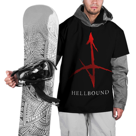 Накидка на куртку 3D с принтом Зов ада стрела Hellbound в Курске, 100% полиэстер |  | arrow | hellbound | зов ада | нетфликс | стрела