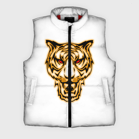 Мужской жилет утепленный 3D с принтом Тигр с классным и уникальным дизайном в крутом стиле. Символ 2022 года. Это будет ваш талисман. в Новосибирске,  |  | Тематика изображения на принте: белый | белый тигр | большая кошка | гато | глаза | животное | зверь | король | кошка | кошки | лев | лицо | пантера | портрет | разноцветный | серия | тигер | тигр | тигре | тигры | хищник