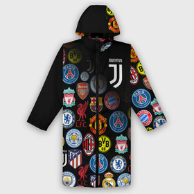 Дождевик унисекс 3D с принтом JUVENTUS LOGOBOMBING SPORT в городе Новоалтайск,  |  | black white | cr7 | fc juventus | football | juve | juventus | ronaldo | sport | бык | роналдо | роналду | спорт | футбол | чёрно белый | ювентус